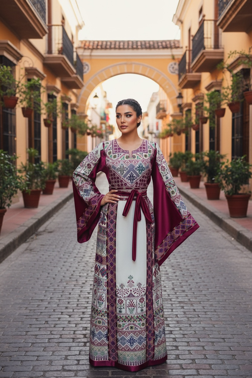 The Royal Berry The Sultanah Collection Palestine Thoub