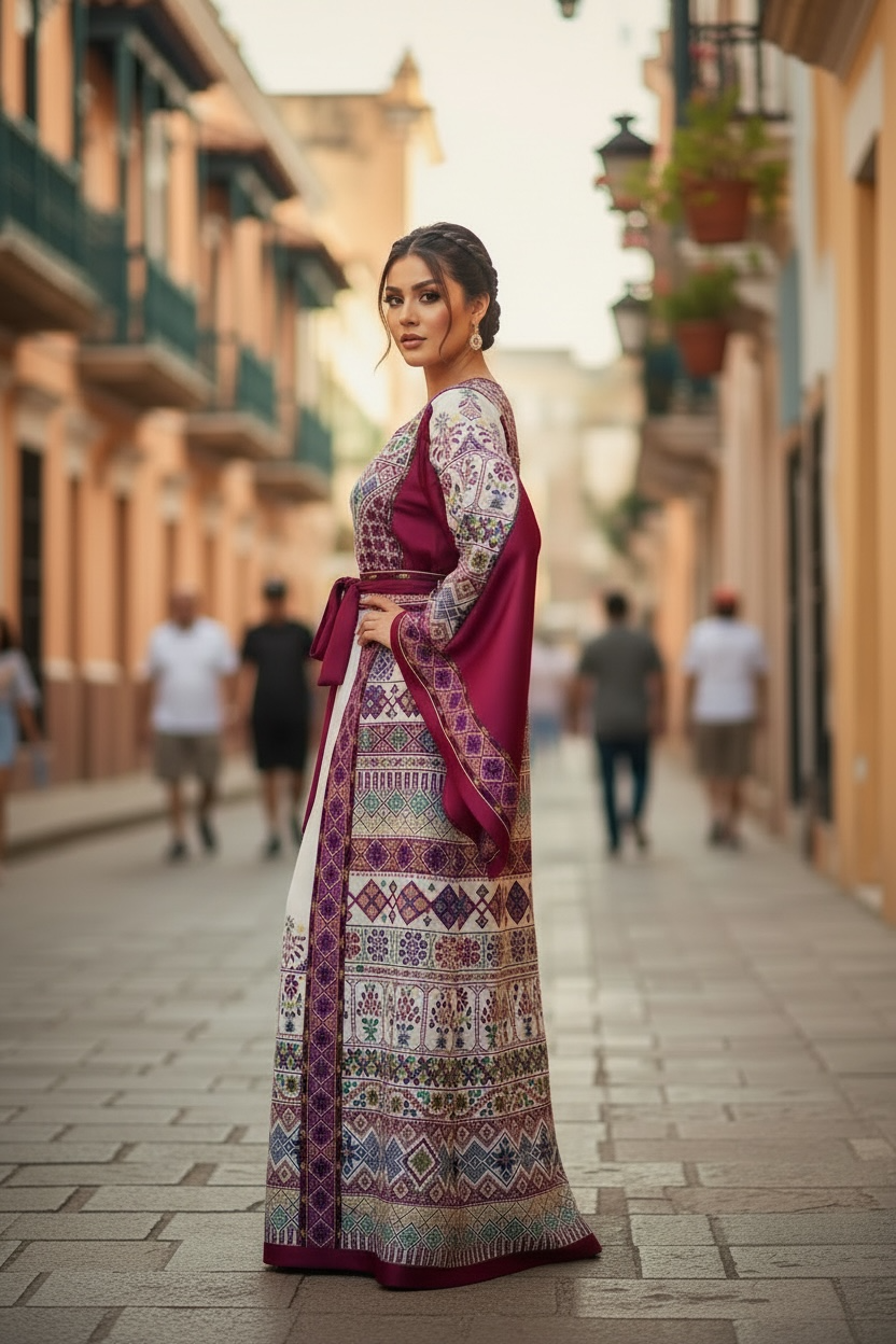 The Royal Berry The Sultanah Collection Palestine Thoub